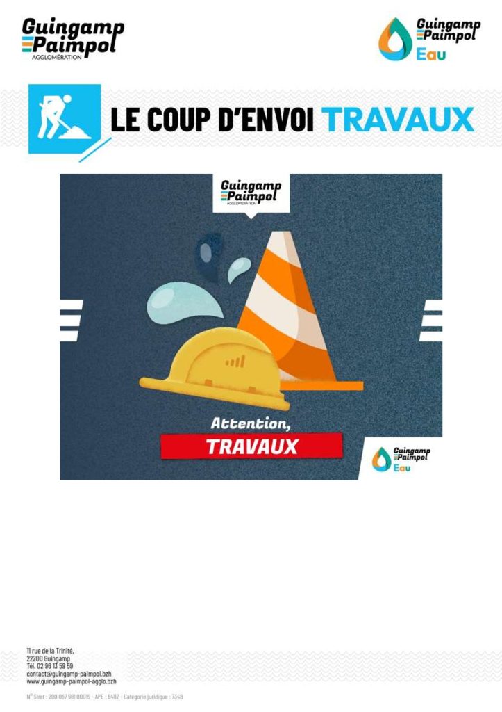 Travaux de raccordement de la commune de Ploëzal