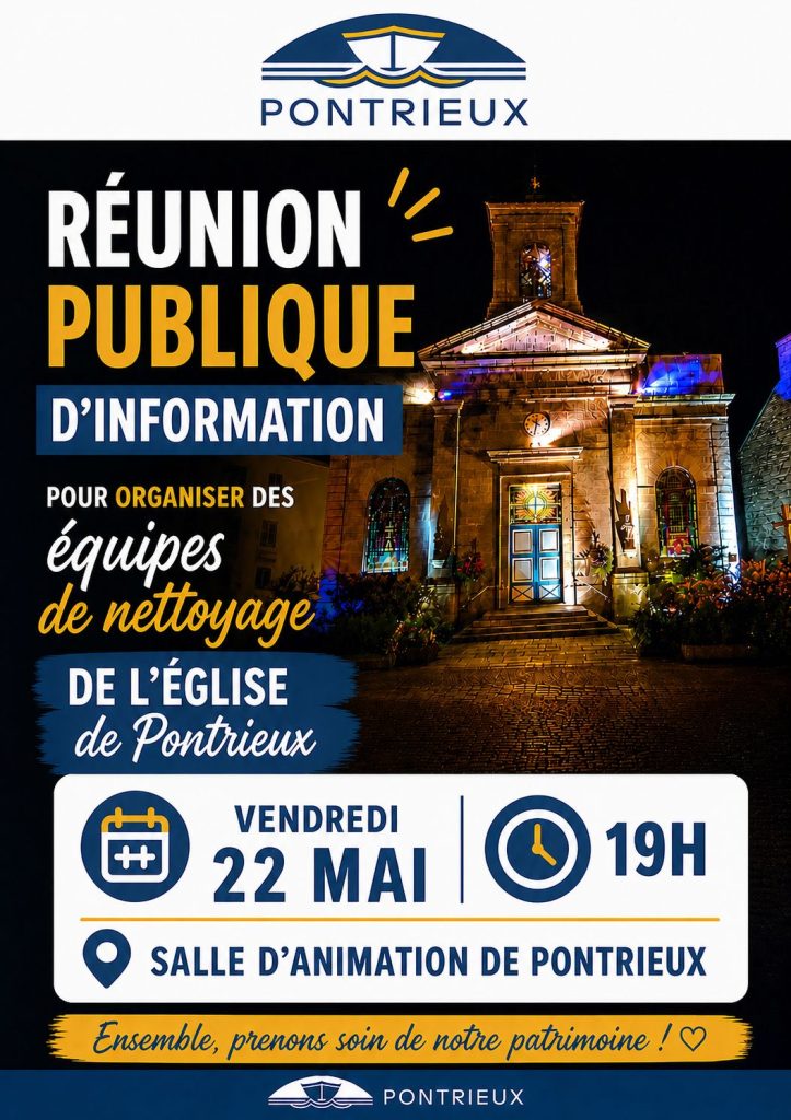 Réunion publique : nettoyage de l&rsquo;église